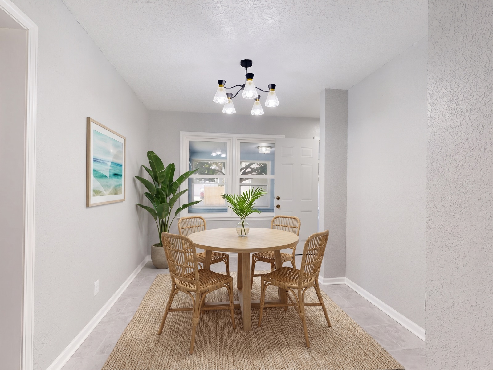 Dining room after