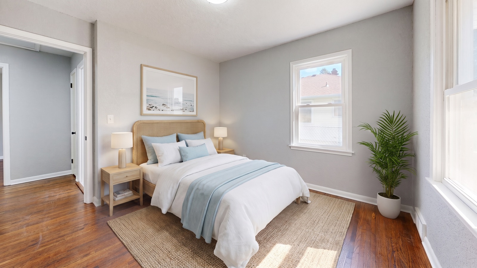 Bedroom after
